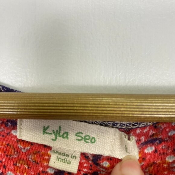 Anthropologie Kyla Seo Patchwork Bohemian Tunic Top - Picture 3 of 10